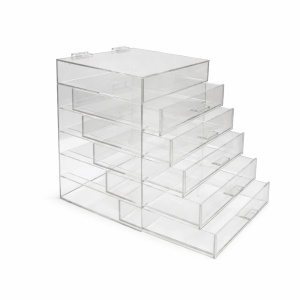 clear acrylic make up organizer
