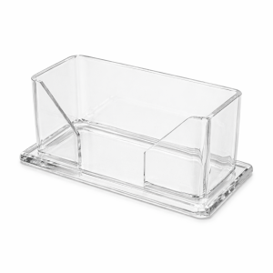 clear business card holder