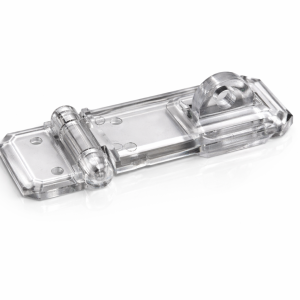 Clear hasp and staple