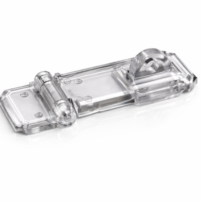 Clear hasp and staple