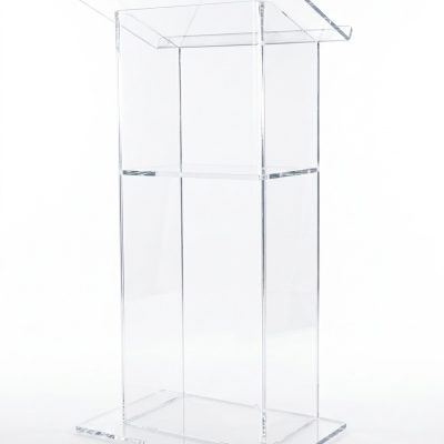 Clear Acrylic U-shaped Podium