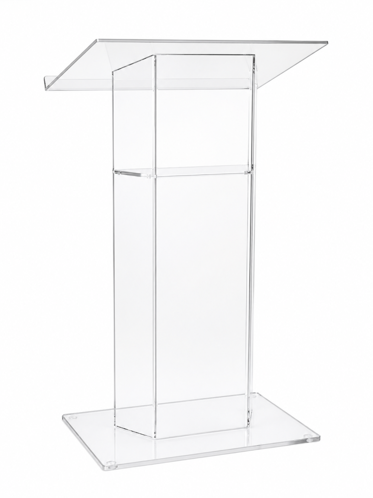 Clear Half Hex podium